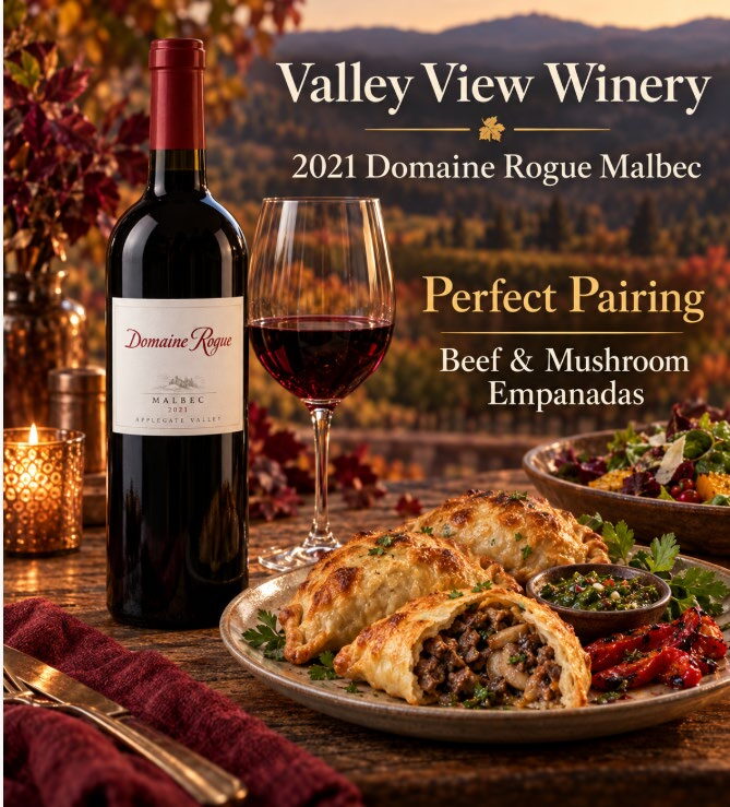 Beef & Mushroom Empanadas — Food Pairing