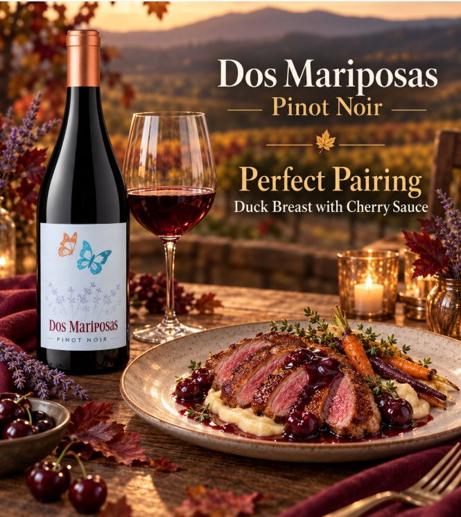 Pan-Seared Duck Breast with Cherry Sauce — Food Pairing