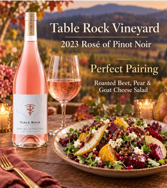 Roasted Beet, Pear & Goat Cheese Salad — Food Pairing