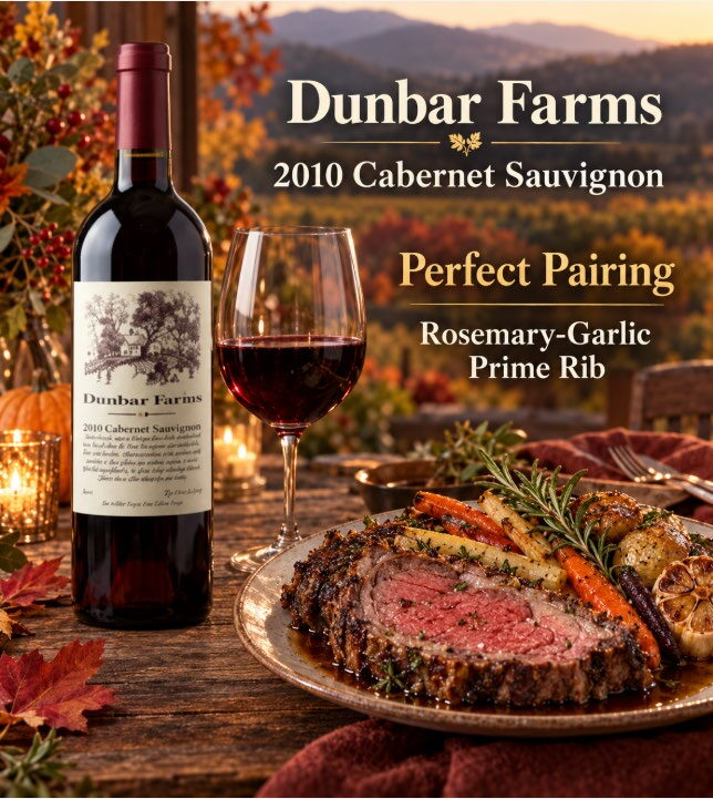 Rosemary-Garlic Prime Rib — Food Pairing