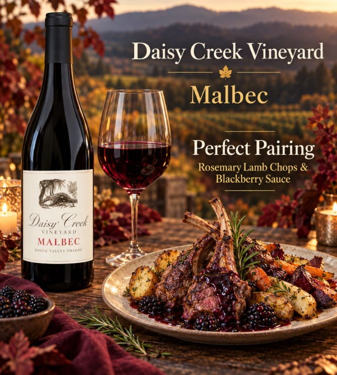 Rosemary Lamb Chops with Blackberry Sauce — Food Pairing