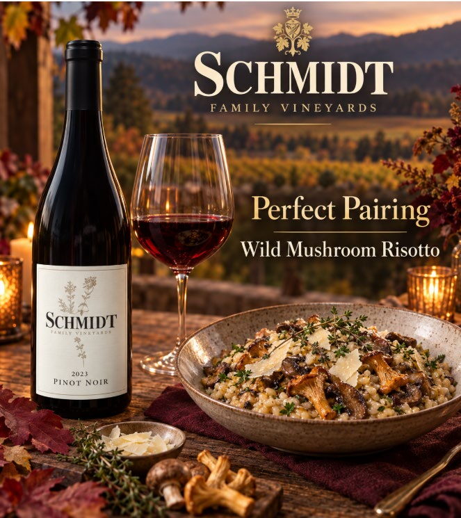 Wild Mushroom Risotto — Food Pairing