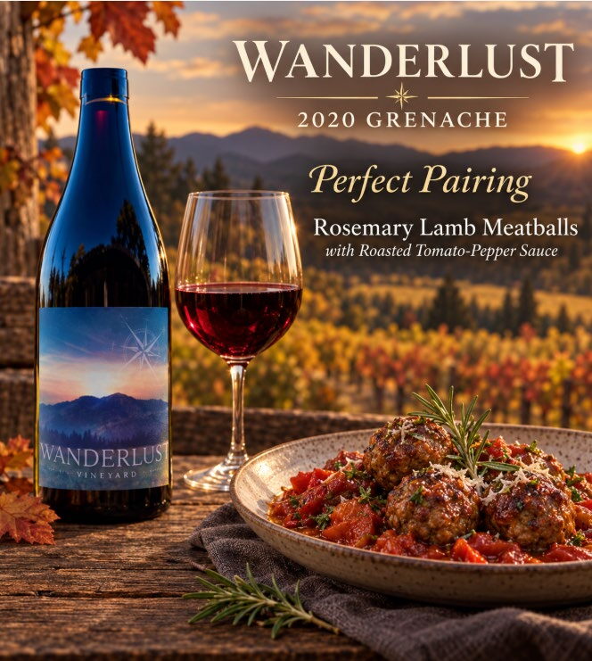 Rosemary Lamb Meatballs with Roasted Tomato-Pepper Sauce — Food Pairing