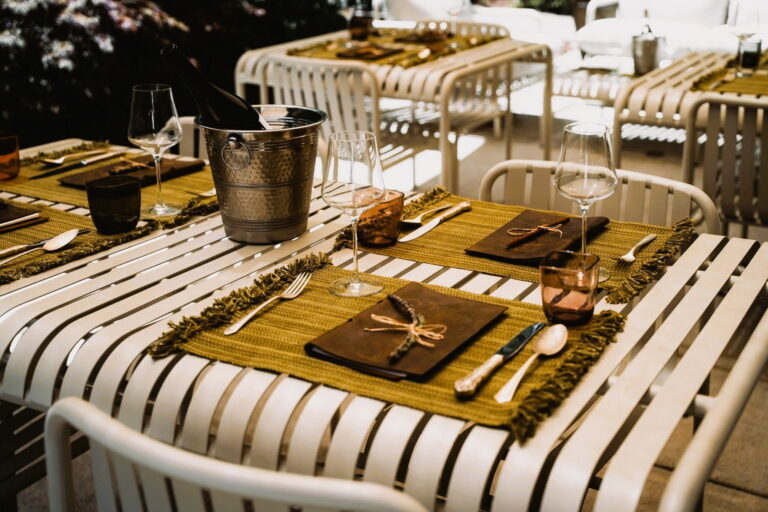 Cowhorn patio, Cowhorn Kitchen & Vine
