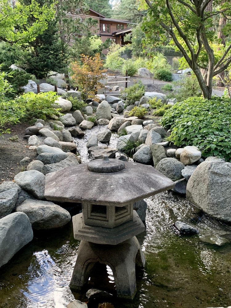 Jap garden stream, Ashland Japanese Garden