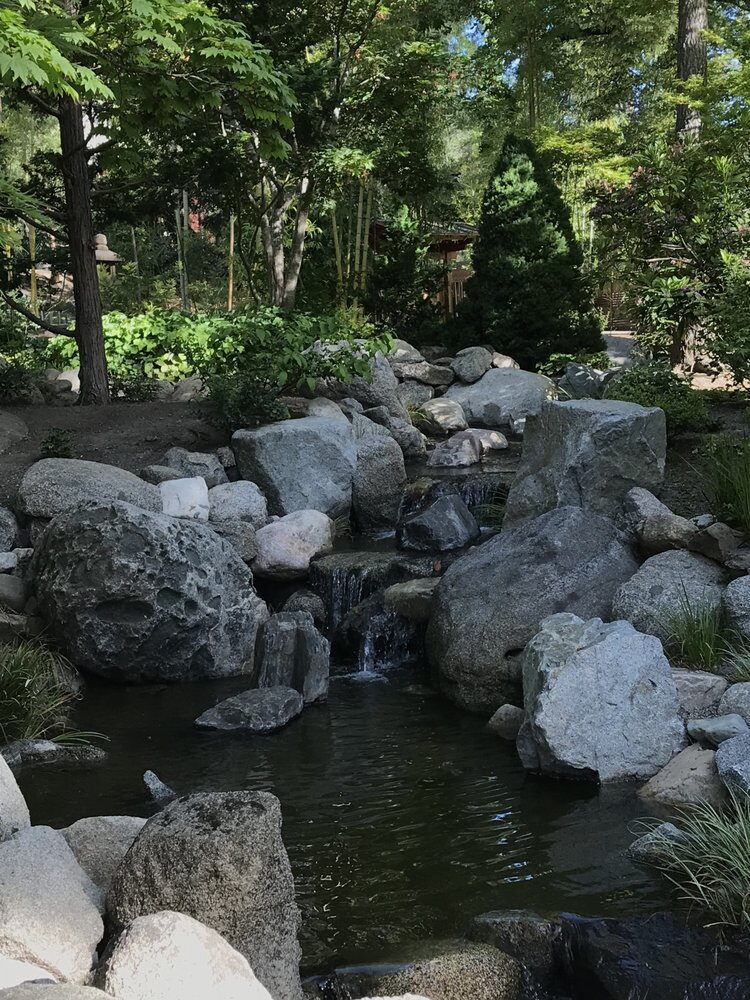 Jap garden water fall, Ashland Japanese Garden