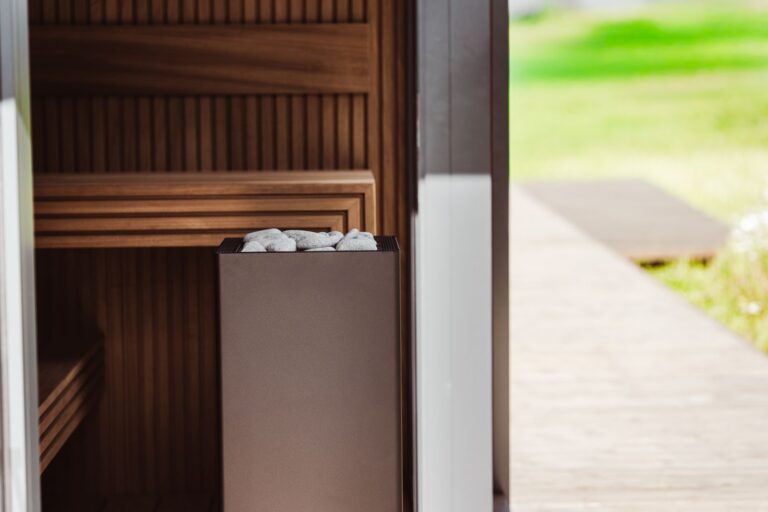 Sauna and wellness lounge